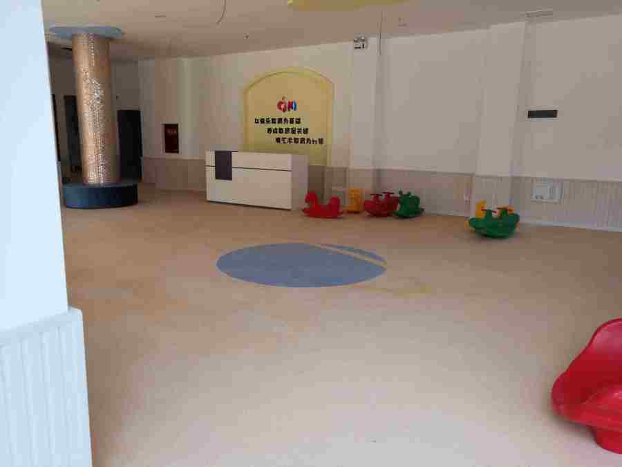 雁江石塑地板網吧PVC片材地膠