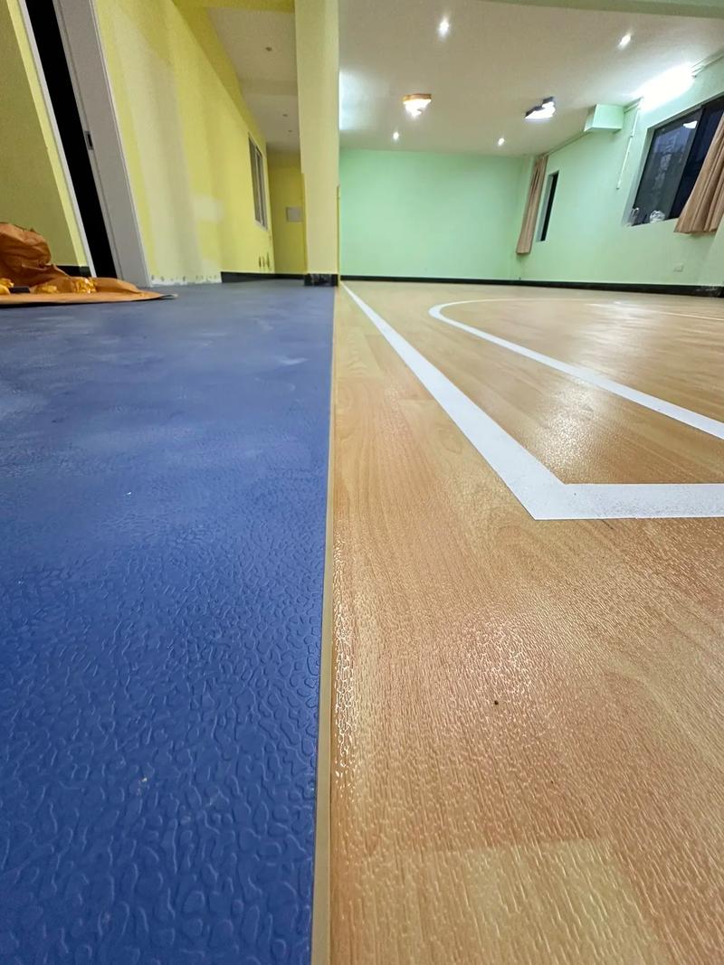 少兒室內(nèi)籃球場(chǎng)效果圖#籃球場(chǎng)施工 #pvc塑膠地板 #少兒籃